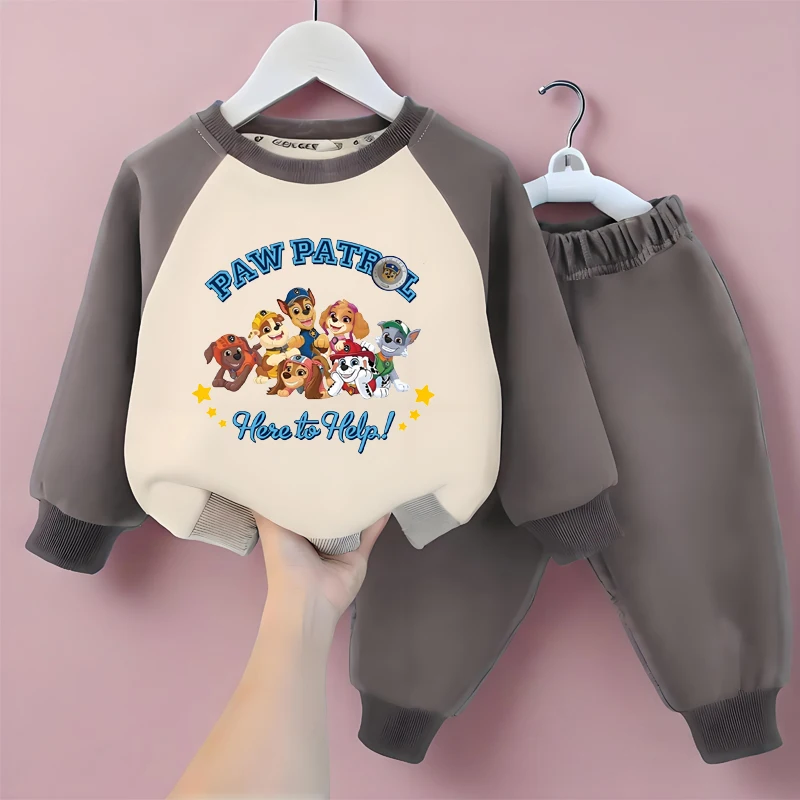 PAW Patrol Jongens Mode Hoodies Sets Kinderen Casual Trui en Broek Tweedelig Pak Lente Herfst Kinderen Sportkleding Sets Nieuw