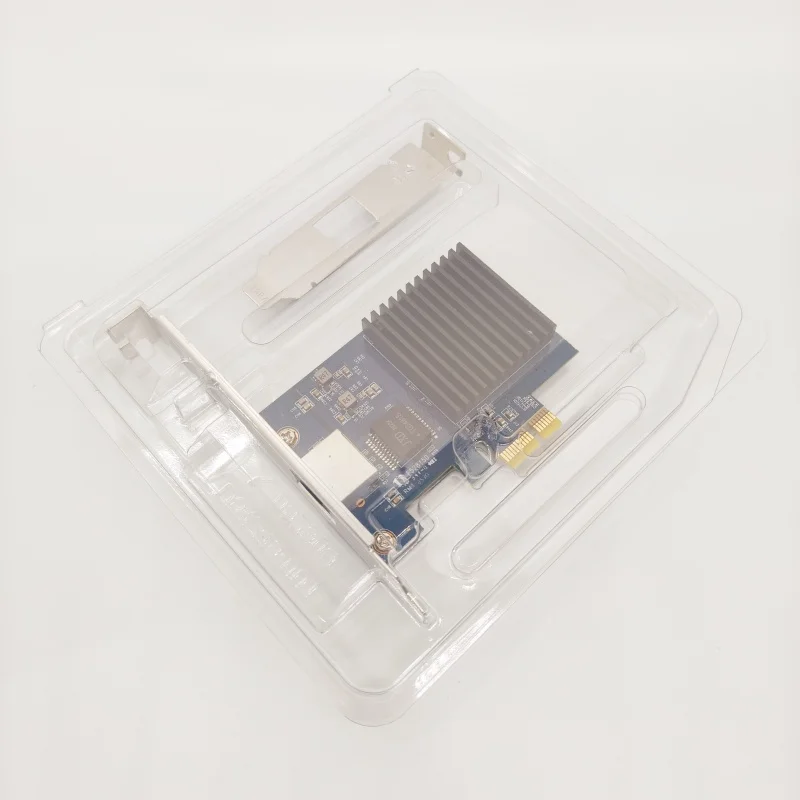 Realtek8127(PXE) 다중 기가비트 네트워크 속도용 1 포트 PCIe 10G 이더넷 네트워크 카드 10G NIC PCIe4.0-1X 10G RJ45 Lan 카드