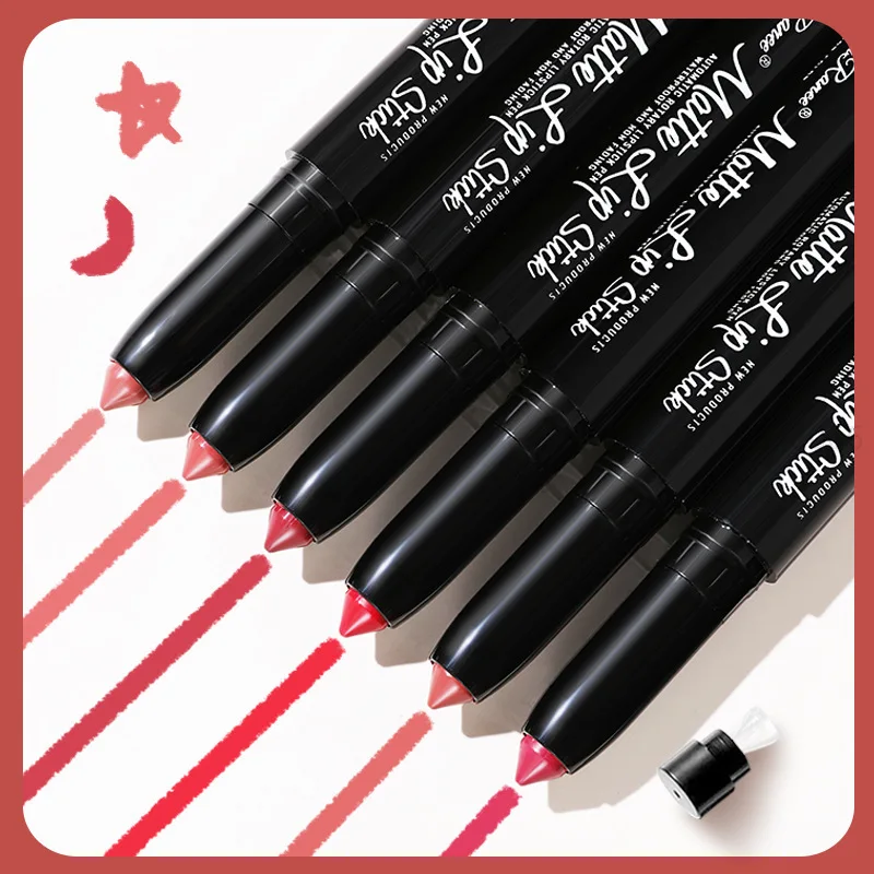 Impermeável Matte Lip Liner, plumping lápis, de longa duração, hidratante Lipliner, forma labial batom maquiagem, sexy