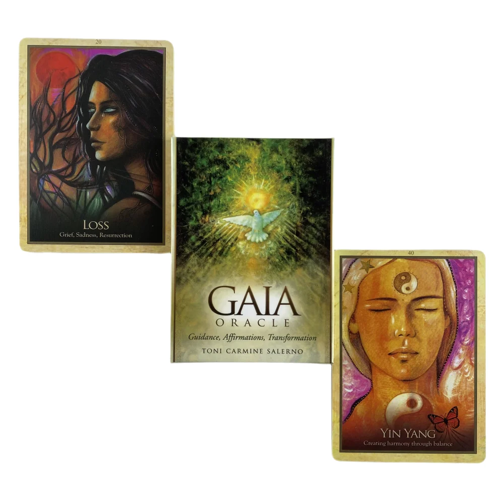 Gaia Oracle Cards A 45 Tarot English Visions Divination Edition Deck Borad Playing Games