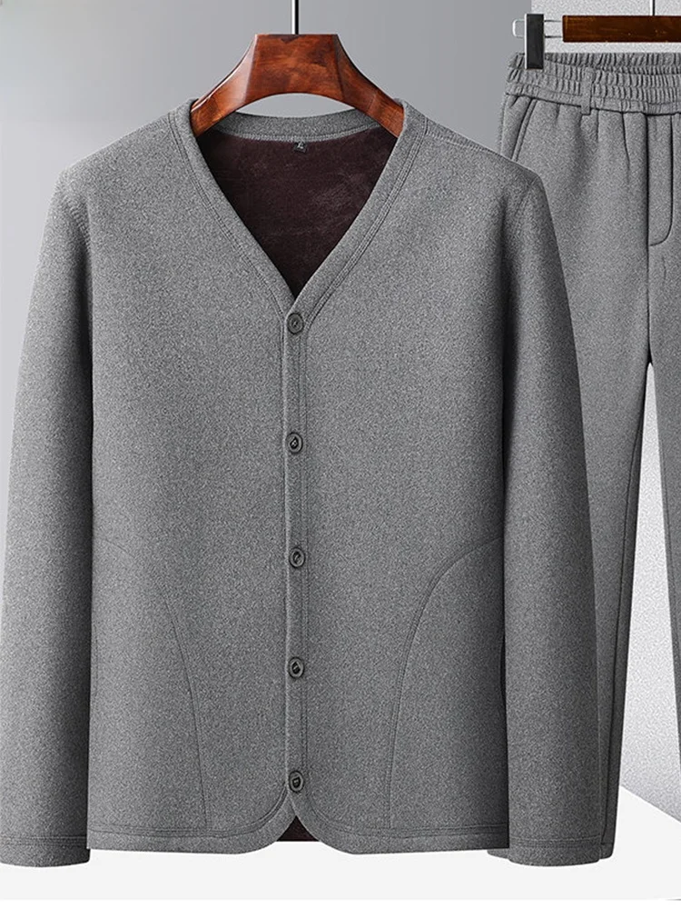 

Thiened Fce Lined Cotton Jaet for Middle-Aged And ly Men Warm Inner Wear andpa Dad Winter Clothes TUCANO Brand