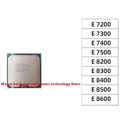 E6700 E5400 E5500 E8200 E8300 E8400 E8500 E8600 E7200 E7300 E7400 E7500 E7600 775 pin interface processor