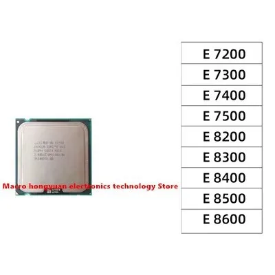 E6700 E5400 E5500 E8200 E8300 E8400 E8500 E8600 E7200 E7300 E7400 E7500 E7600 775 pin interface processor