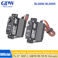 GDW BLS892 BLS895 HV Brushless Standard Servos for X7/KDS7.2/SAB700 Helicopter for 550-700 RC helicopter For RC Car Fixed Wing