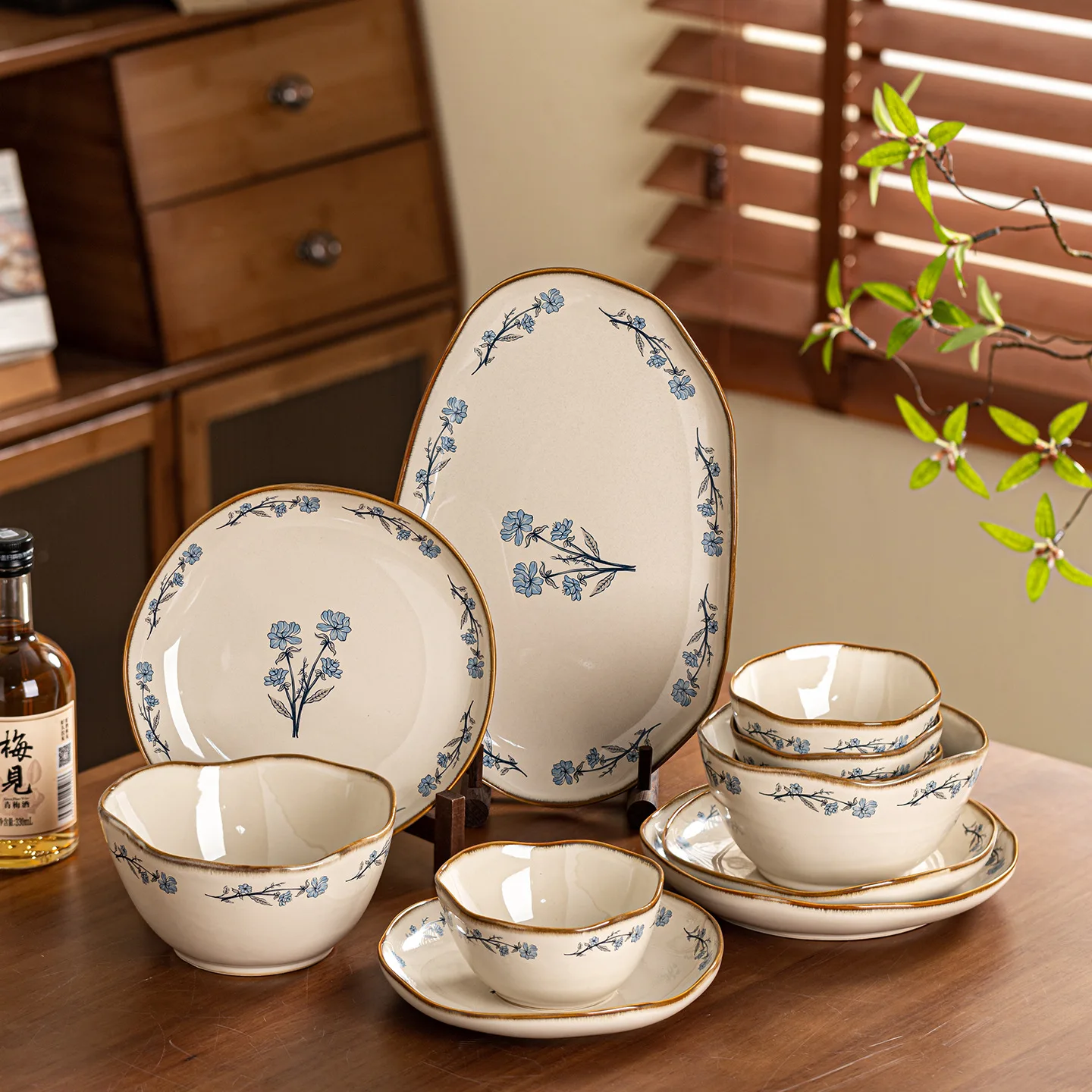 High Appearance Dishes, Household New Japanese Ceramic Tableware, Bowls, Plates, Chopsticks, Gift Plates, Ceramic Bowls