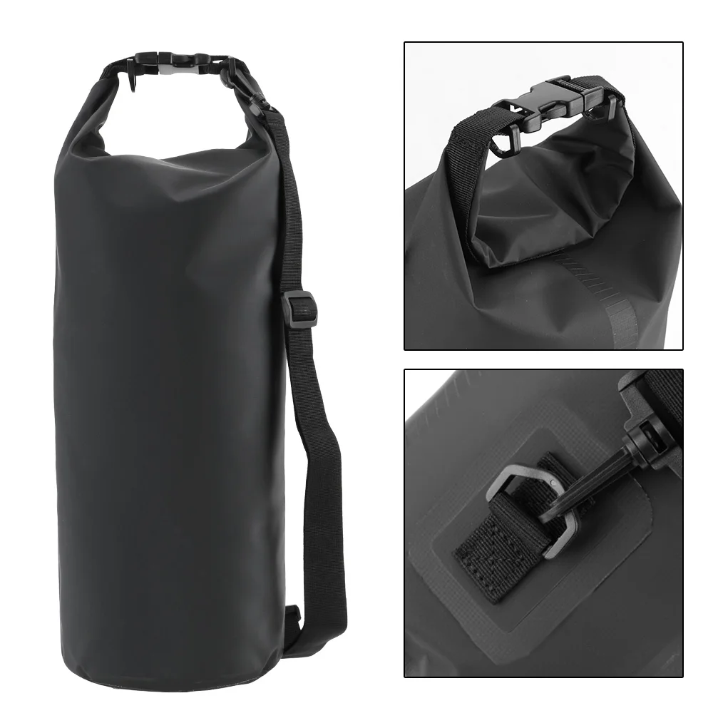 Waterproof Diving, Swimming, Hiking Driving Travel Kits Shoulder Bag Motorcycle Bag 10L 15L 20L 30L Outdoor PVC Dry Sack Bag image 2