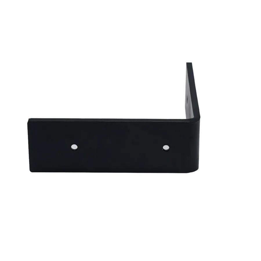 Boîte décorative en fer noir, support de Code d'angle, connecteur de carte, support à angle droit en forme de L, support d'angle à 90 degrés