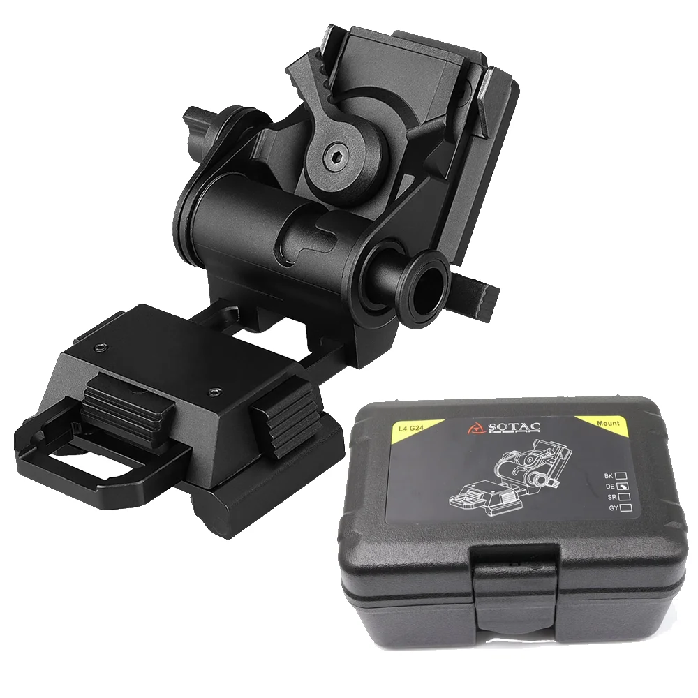 L4G24 Helmet Mounting Bracket PVS15 Night Vision Telescopic Seat Aluminum Alloy Fast NVG Multi Helmet Breakaway Adapters