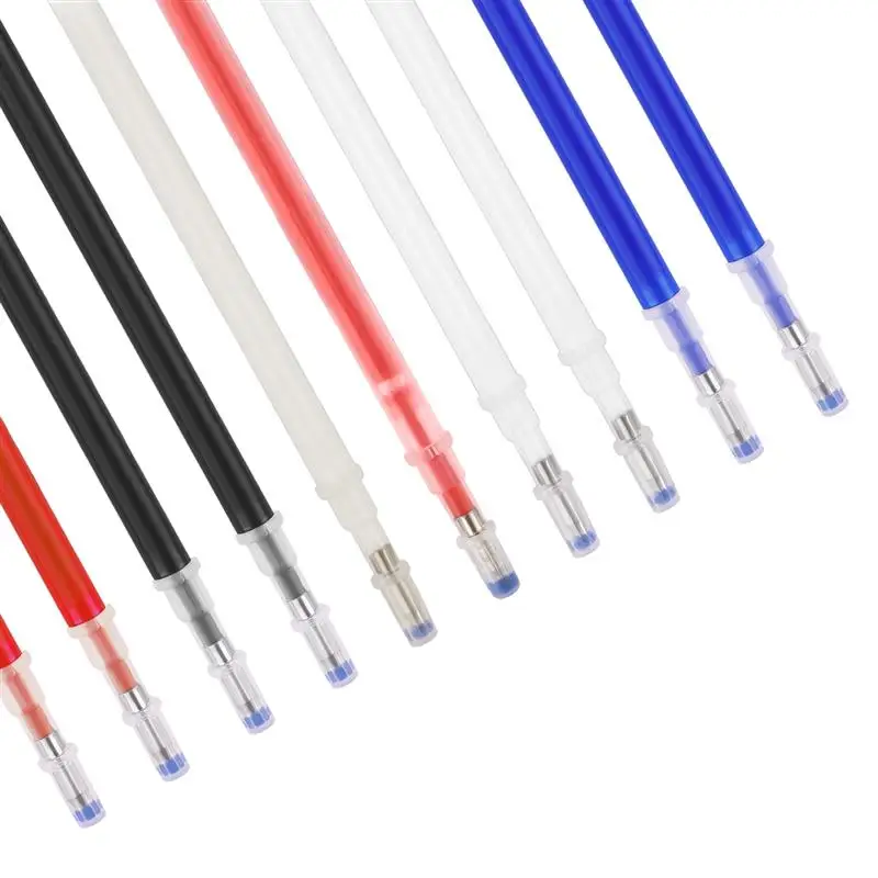 10-21pcs Heat Erasable Magic Marker Pen Fabric Pencil Temperature Disappearing Marker Pens Line Marking DIY Craft Sewing Parts