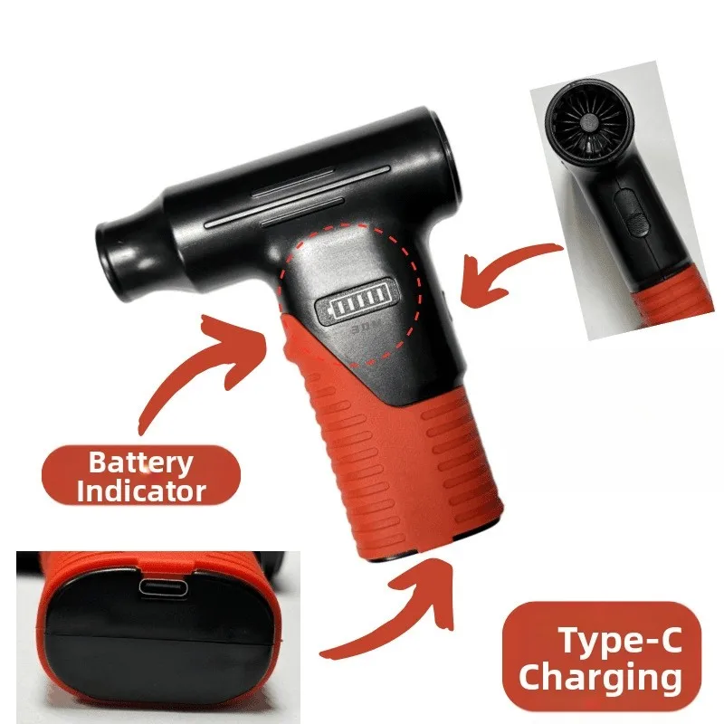 

Multifunctional M30 Fan with Variable Speed Adjustment and Compact Size for Professional Dust Blowing on For Phones and Devices