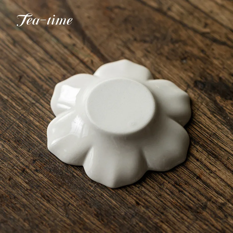 Grass Ash Cup Holders Sunflower Ceramic Cup Mat Chinese Tea Coaster Aesthetic Coasters For Cups Drink Items Tea Set Accessories