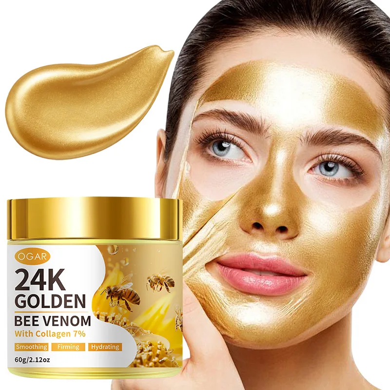 24K Gold Bee Venom Tear Mask Lift Firming Moisturizing Uniform Skin Tone Moisturizing Hydrating Skincare