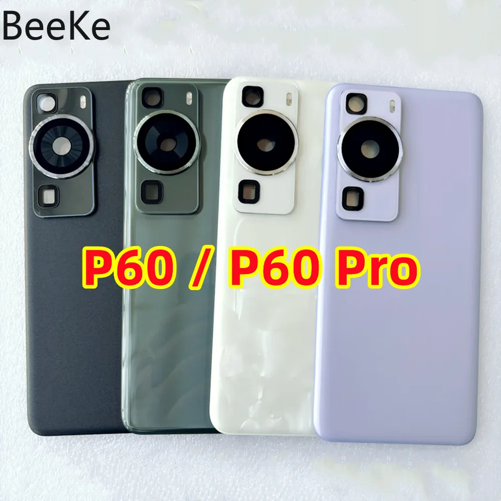 Replacement For Huawei P60 Air P60 Pro Battery Back Cover Glass Rear Door Lid Shell Case Housing + Camera Lens + Adhesive Repair