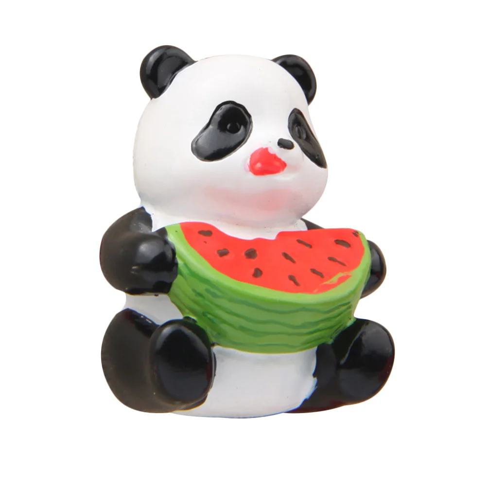 

Watermelon Panda Fridge Magnets Three Dimensional Resin Button Lasting Home Office Metal Adhesive Photo