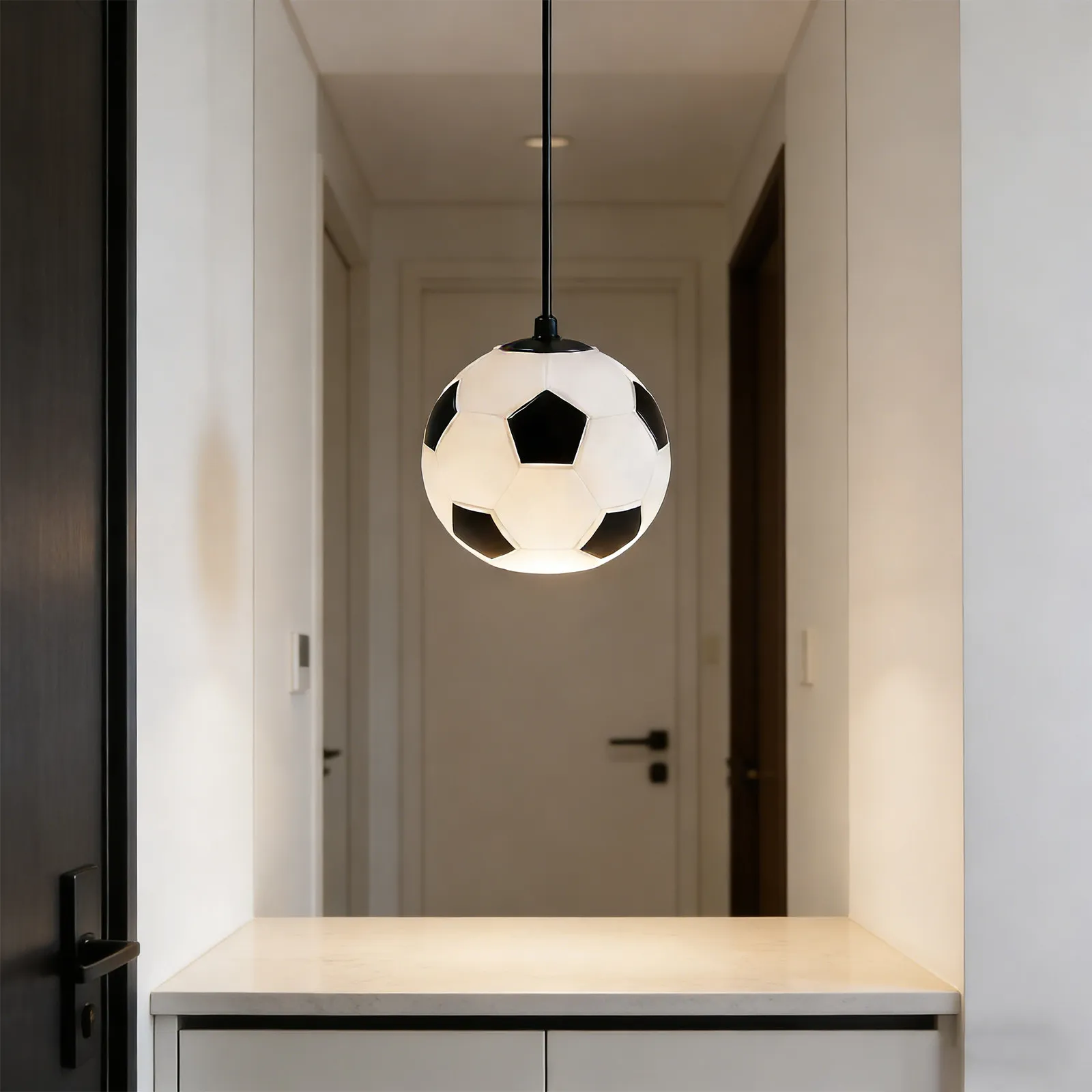 Sports Themed Glass Globe Lamp Shade Pendant Light Cage Replacement for Ceiling Fan Chandelier Wall Sconce