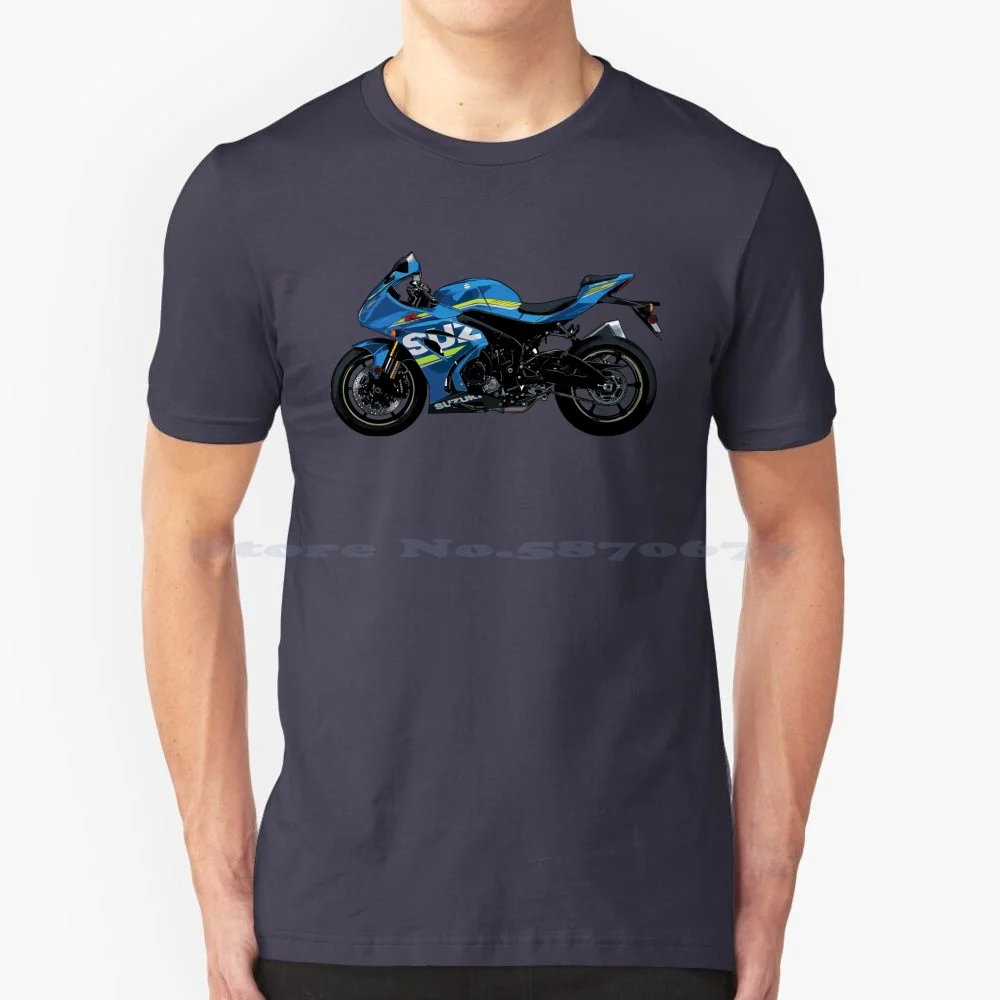 

Футболка Gsx R 1000 для мотоцикла, 100% хлопок, футболка Gsxr Gixxer для мотоспорта, супервелосипеда, команды Supermoto Ecstar Gsx R1000 Gsx R