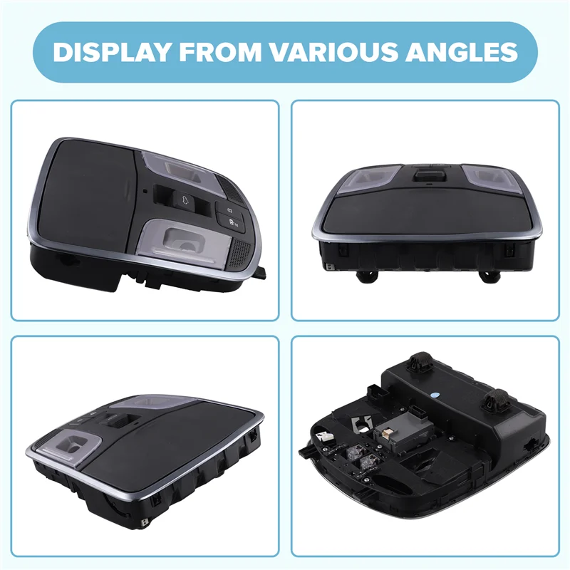 

WO-Car Overhead Console Assembly Reading Light Cover Sunroof Switch Panel 92810C3100 Forhyundai Sonata LF 2015-2017