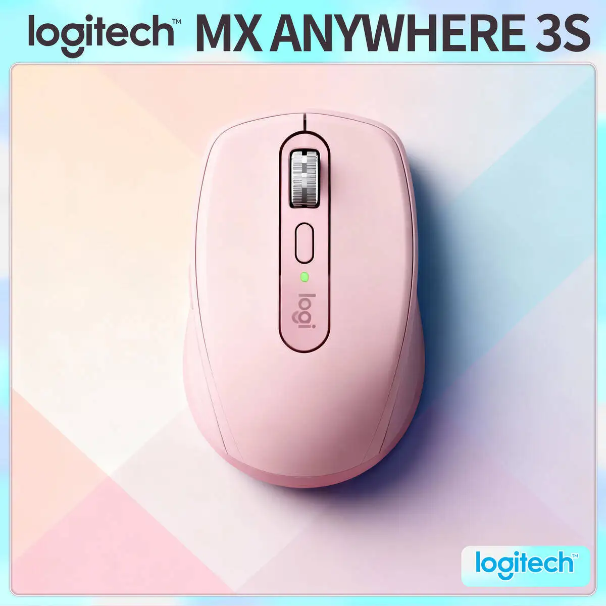Logitech MX Anywhere 3S Bluetooth Office Mouse Custom DPI Fast Scrolling for Windows Mac PC