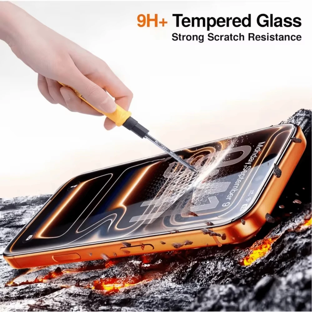 5PCS Screen Protector Tempered Glass Film For Samsung S26 Ultra S25 S24 A56 A16 A26 A55 A35 A36 Supports Fingerprint Recognition
