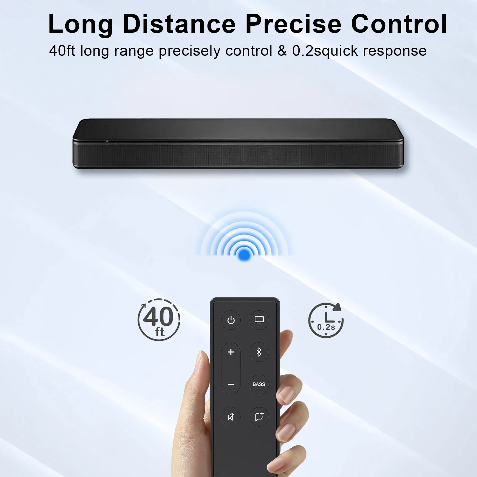 New Replacement Remote Control for Bose TV Speaker/Bose Solo Soundbar Series II(Batteries Not Included)