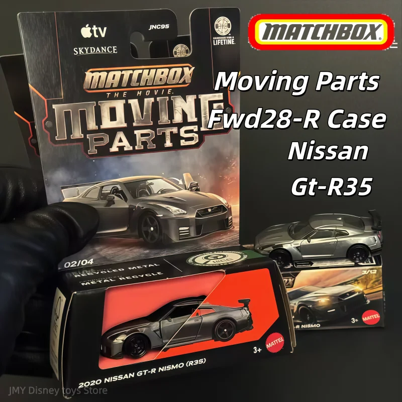 New Matchbox Moving Parts Fwd28-R Case 1/64 Scale Nissan Gt-R35 Land Rover Defender Diecast Car Model Metal Collectible For Fans