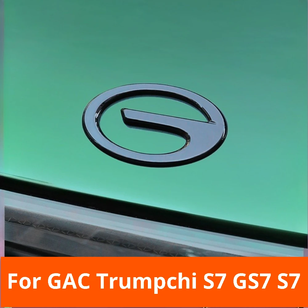 For GAC Trumpchi S7 GS7 Xiangwang S7 For GAC S7 Front Rear Car Emblem Sticker Black Warrior Decorative Accessories