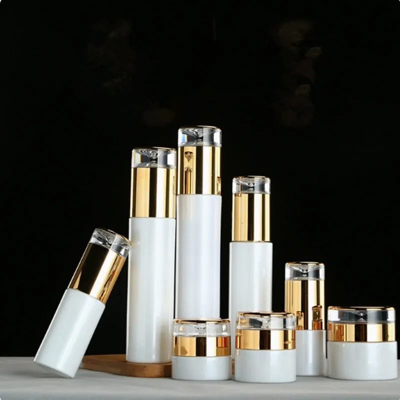 

20g 30g 50g Cream Jar 20ml-120ml Spray/Lotion Bottle Glass Makeup Empty Container Eye Cream Emulsion Skincare Travel Refillable