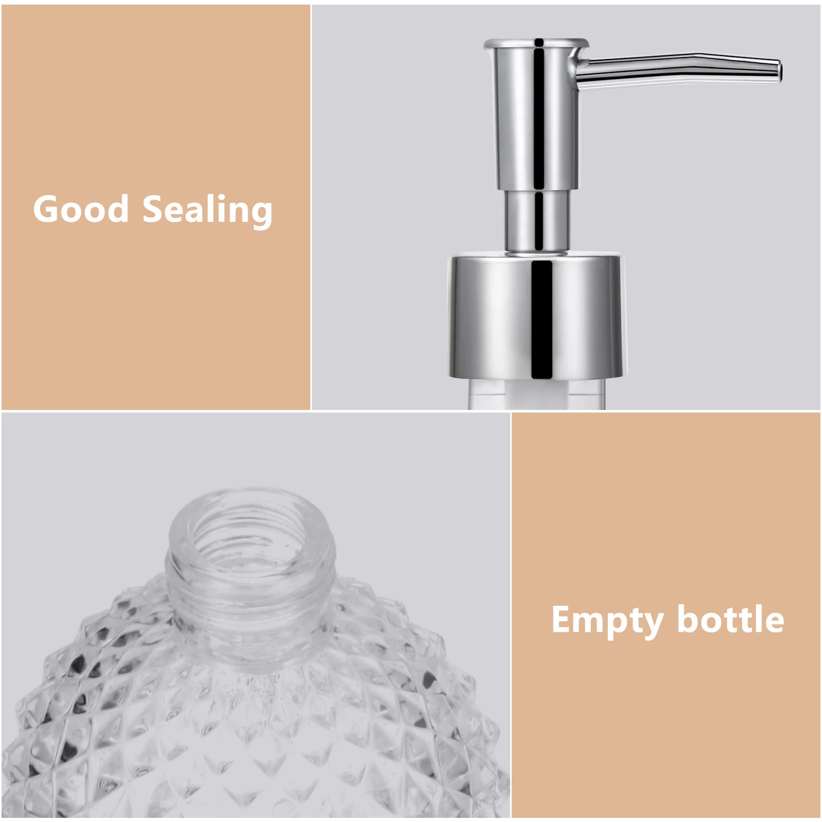 

1Pcs Durable Pump Bottles Press Wash Bottle Travel Container Multipurpose for Shampoo Lotion Body Wash Travel Bottles
