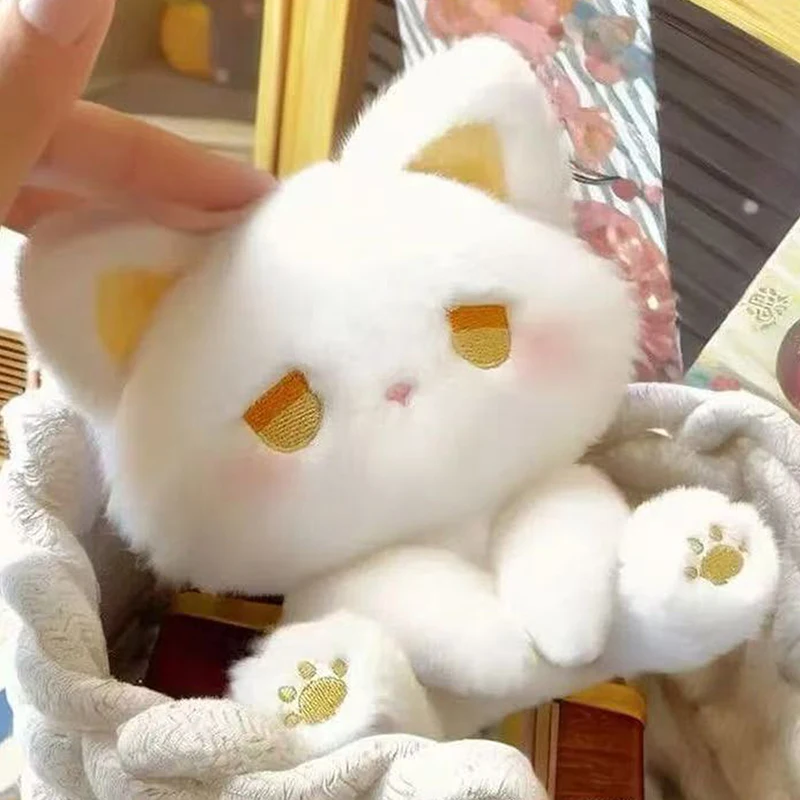 1PCS Birthday Christmas Gift Soft Animal Plush Doll 15cm Cute Emo Bear Toy Dumb Plush Toy Cat Doll Cloth Doll Toys For Kids Gift