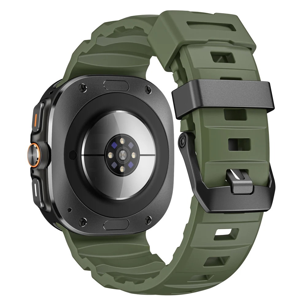 

1X ремешок для умных часов для Samsung Galaxy Watch Ultra 47 мм, мягкие силиконовые сменные ремешки, ремешок