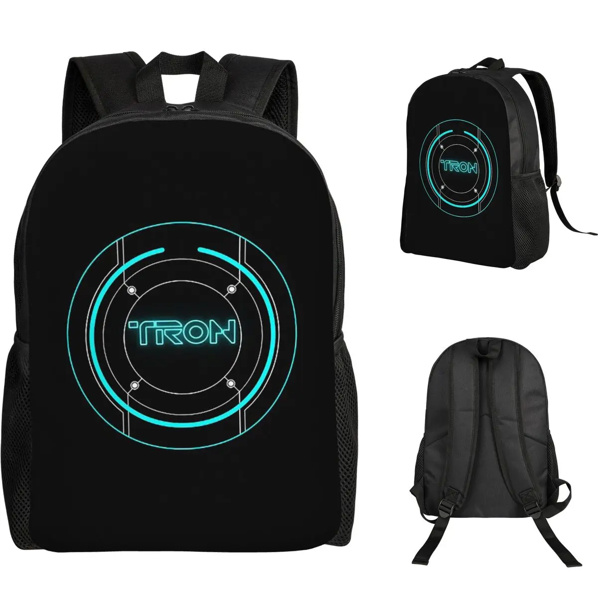 Tron Legacy Inspired Student Backpack School Bag Hiking Travel Daypack for Boys Girls Fashion Bookbag Shoulder Bags