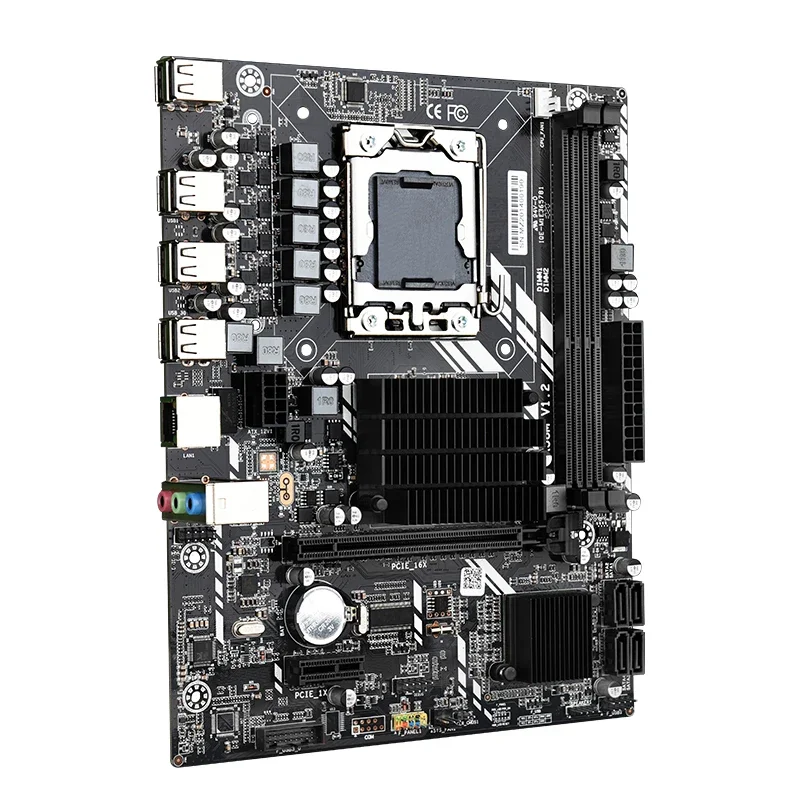 JINGSHA X58 LGA 1366 CPU Motherboard Memory Support REG ECC DDR3 UP TO 32GB And XEON Processor USB2.0 AMD RX Series 1366 X58M