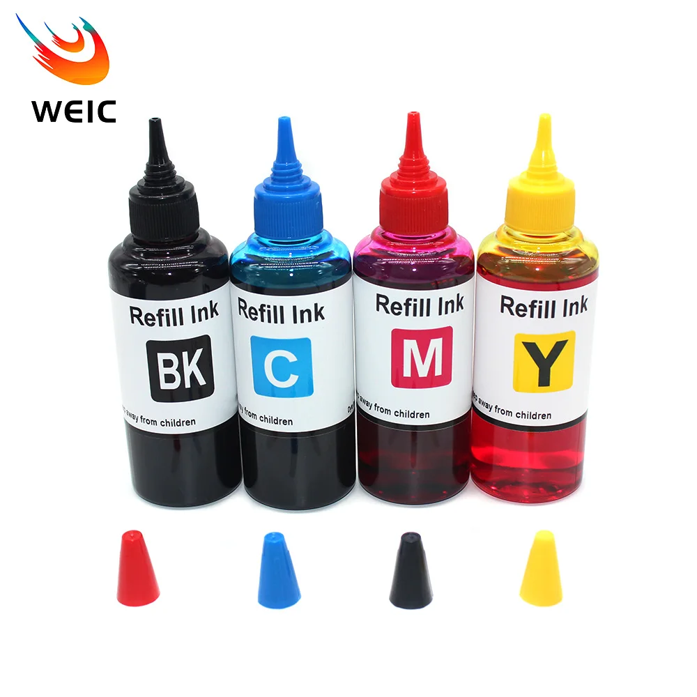 

4PC*100ML 936 937 938 Refill Dye Ink for HP Officejet pro 9110b 9120 9130 9720 9730 4S6X3A 4S6X0A Printer