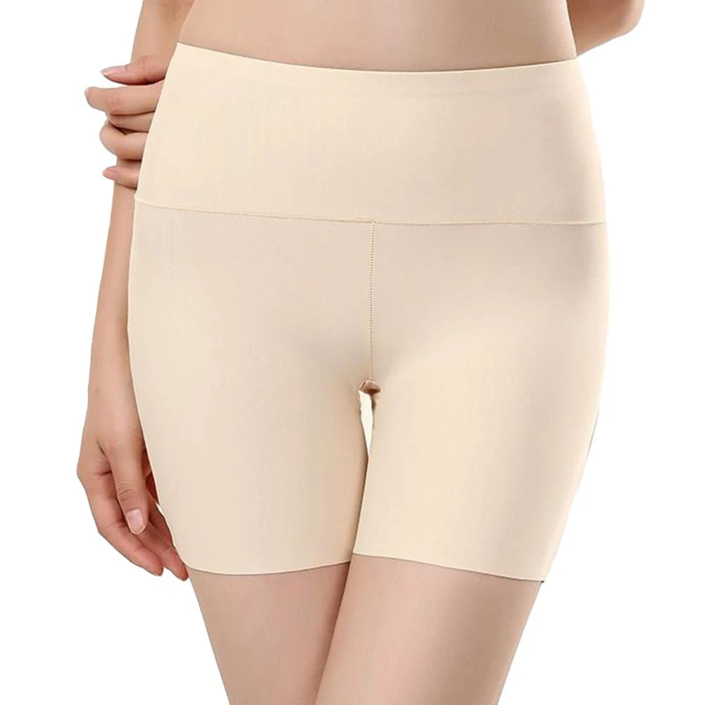 Underwear Safety Pants Girls Underwear High Waist Ice Silk Insurance Pants Leggings Panties Safety Shorts Pants - Image 3