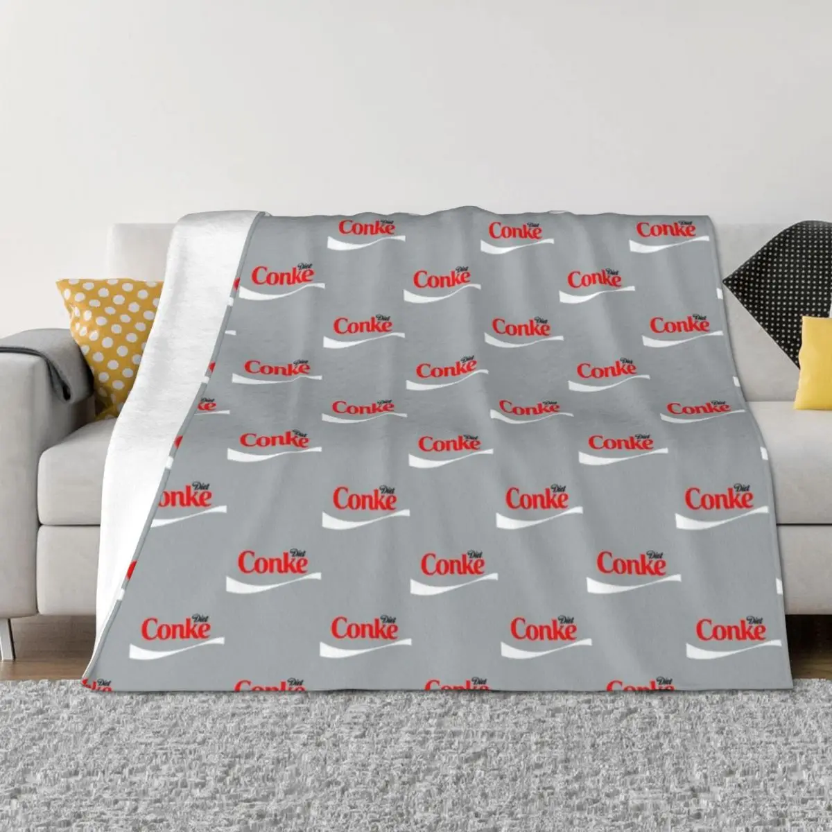 

Diet Conke Throw Blanket Summer Retros Luxury Thicken Blankets For Baby Blankets
