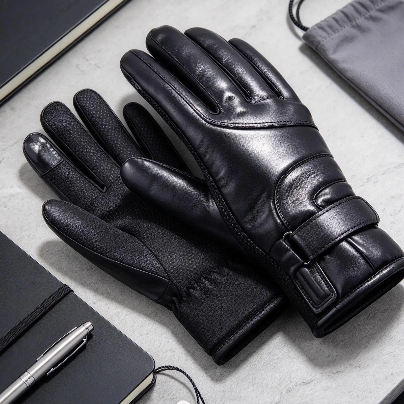 Heated Ski Gloves Touchscreen 3 Heating Levels Biking Windproof Winter Cycling Gloves For Women Men Outdoor Sports Hiking
