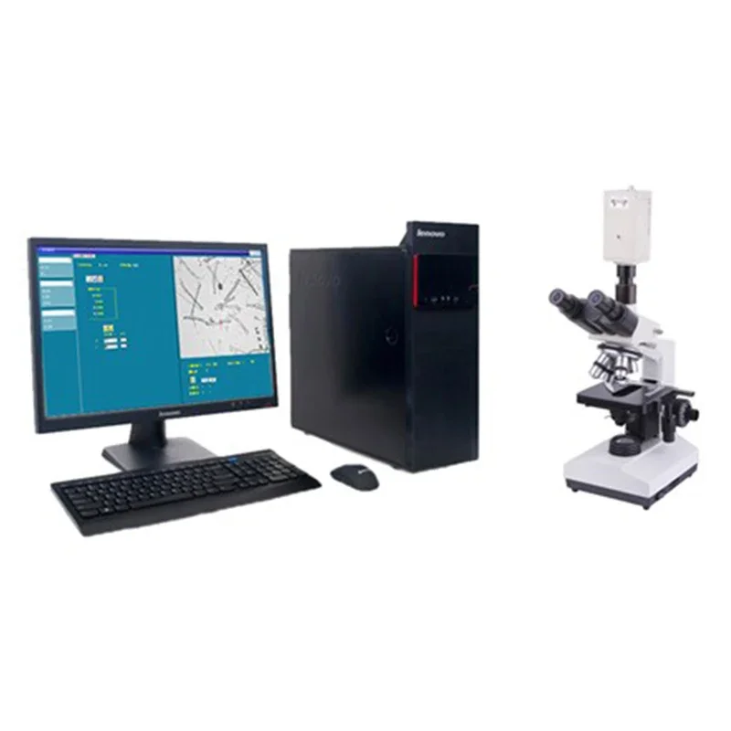 Digitale videomicroscoop voor vezelanalyse