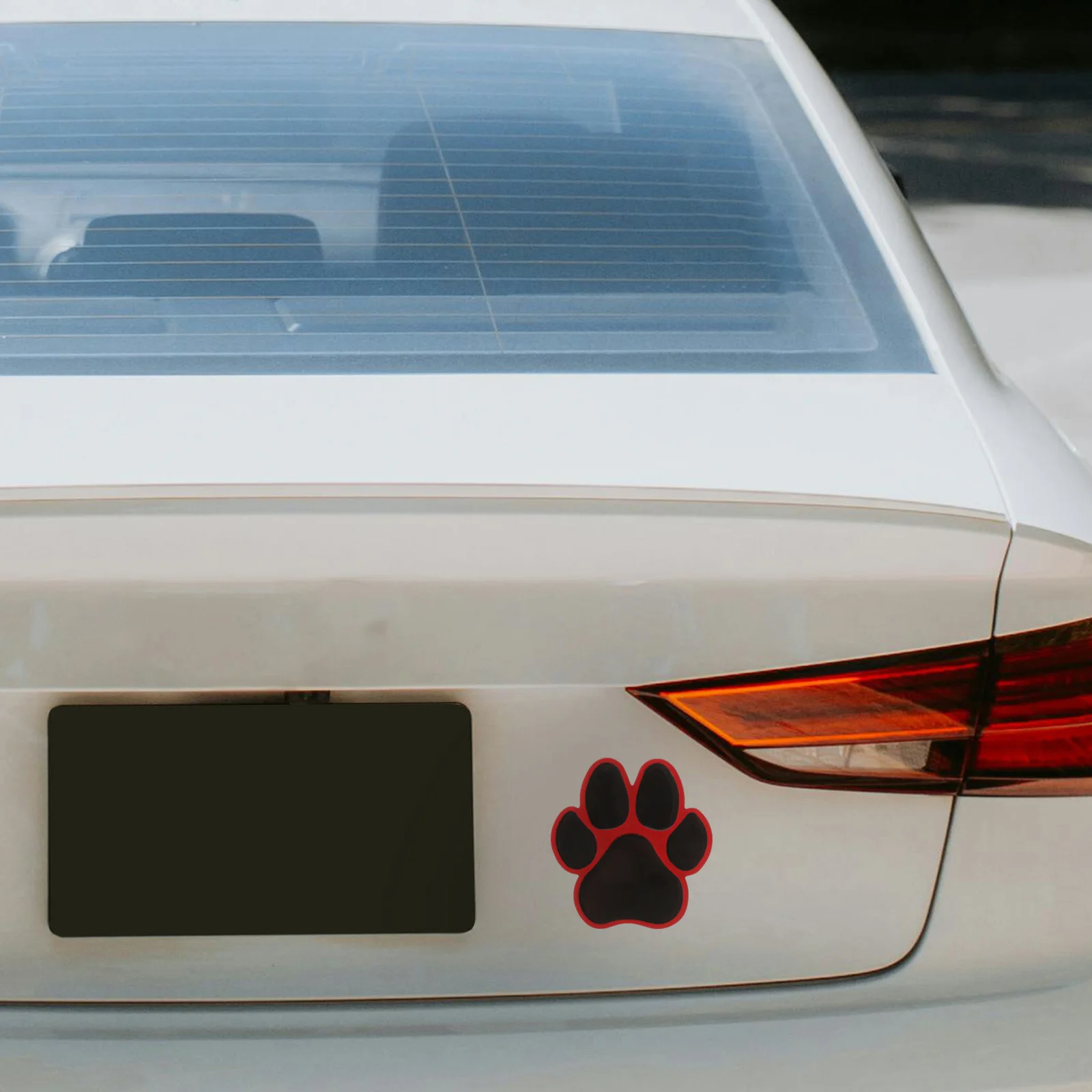 

2Pcs 3D Metal Paw Car Stickers Cute DIY Auto Decals Easy Install Vehicle Exterior Decor Motorcycle Hood Sticker