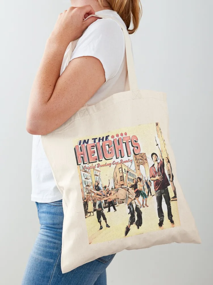 In the Comic Heights Tote Bag cloth bag woman Portable shopping bag tote woman Canvas Tote