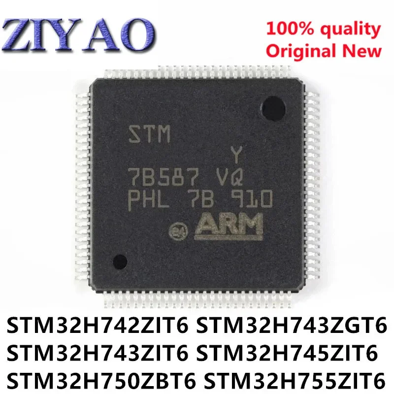 (5piece) 100% New STM32H742ZIT6 STM32H743ZGT6 STM32H743ZIT6 STM32H745ZIT6 STM32H750ZBT6 STM32H755ZIT6 STM32H7A3Z QFP Chipset IC