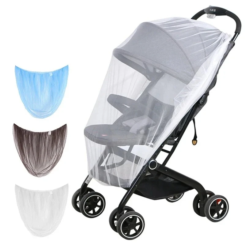 1/2Pcs Universal Full Face Baby Stroller Mosquito Net Breathable Mesh Mosquito Proof Cover
