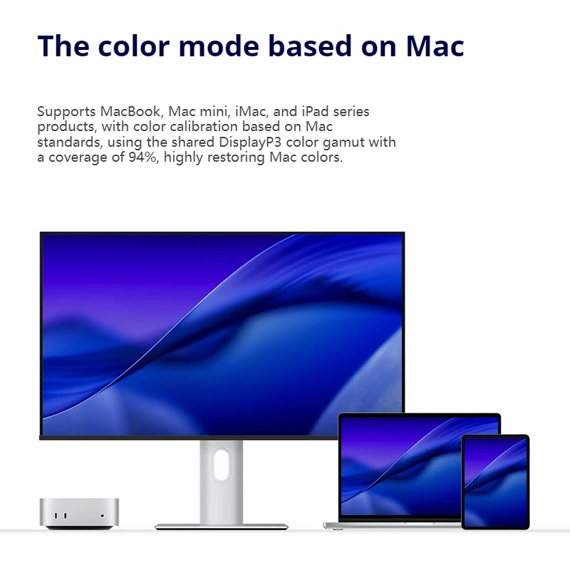 

27-inch 120Hz 3840*2160 Monitor 1500:1 91% Adobe Coverage for Designers&Photographers with Alloy Body