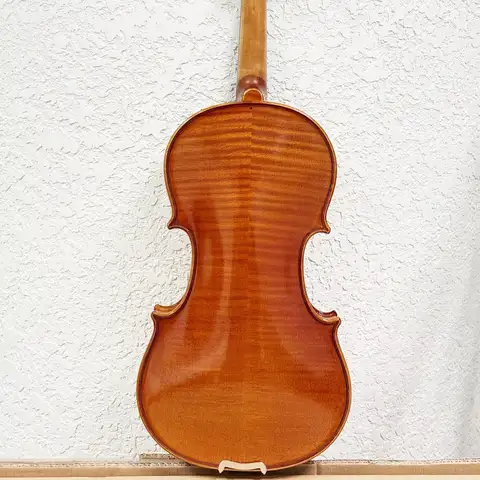 Handmade 4/4 Violin - Selected Flamed Maple Back & Solid Spruce Top - with Ebony Fingerboard & Full Set