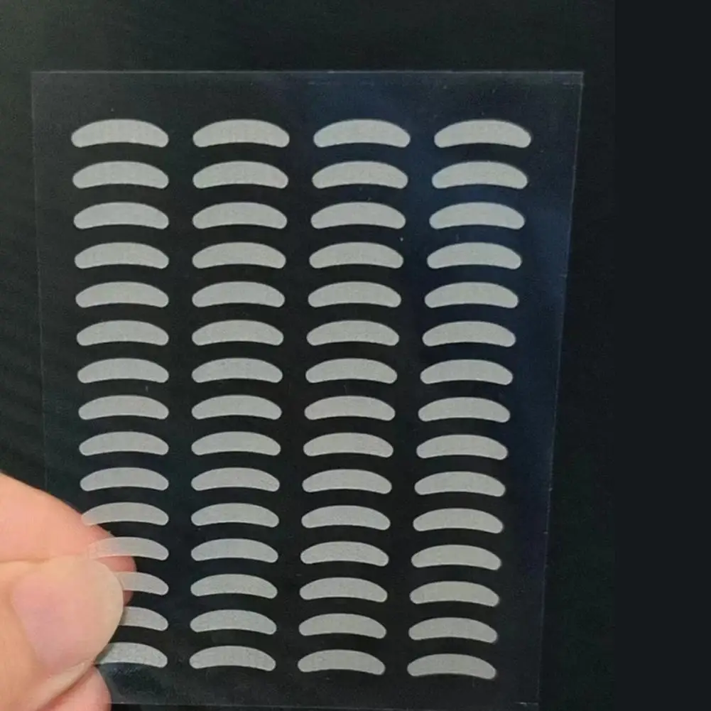 보이지 않는 이중 눈꺼풀 테이프 스티커 오래 지속되는 이중 접이식 도구 빅 클리어 베이지 페이스트 자체 접착 눈 G0K2