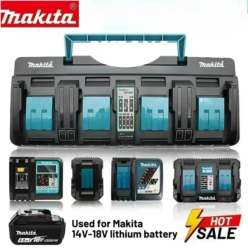 

Makita DC18RC 3A Li-ion Compatible with 14.4V 18VBL1415 BL1420 BL1815 BL1820 BL1830 BL1840 BL1850 BL1845 BL1860 Tool Harger.