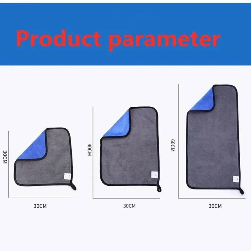 1-10pcs Microfiber Motorcycle Car Washing Towel Soft Quick Drying Windows Mirrors Wiping Rags