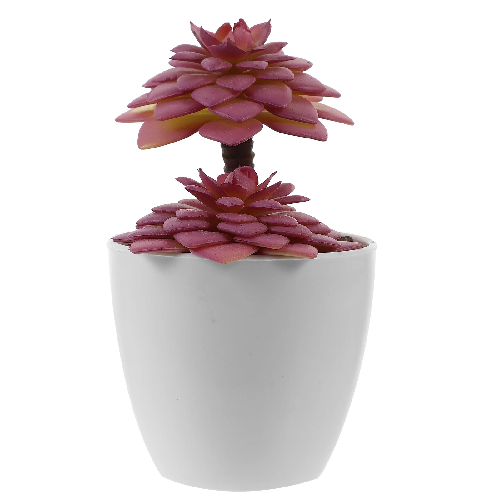 

Artificial Succulent Plant Potted Fake Succulent Ornament Small Decorative Plants for Home Office Bookshelf Garden