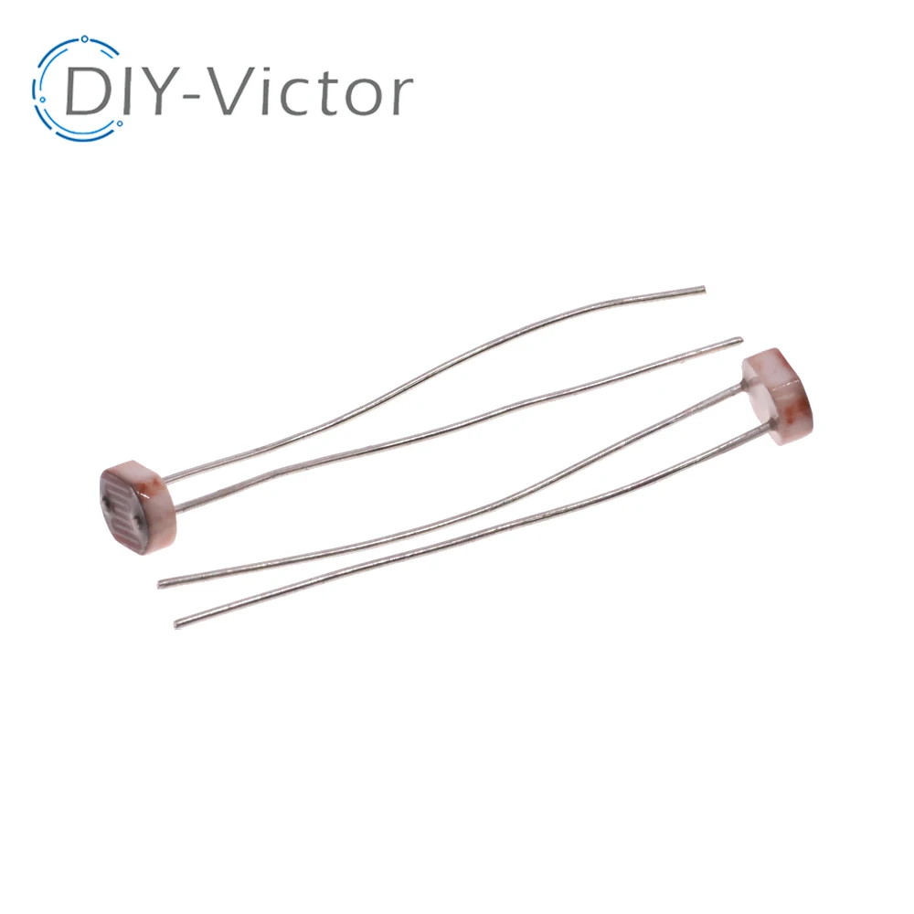 Light Dependent Resistor LDR 5MM Photoresistor 20PCS 5528 5506 5537 5539 5516 Photoconductive resistance Kit