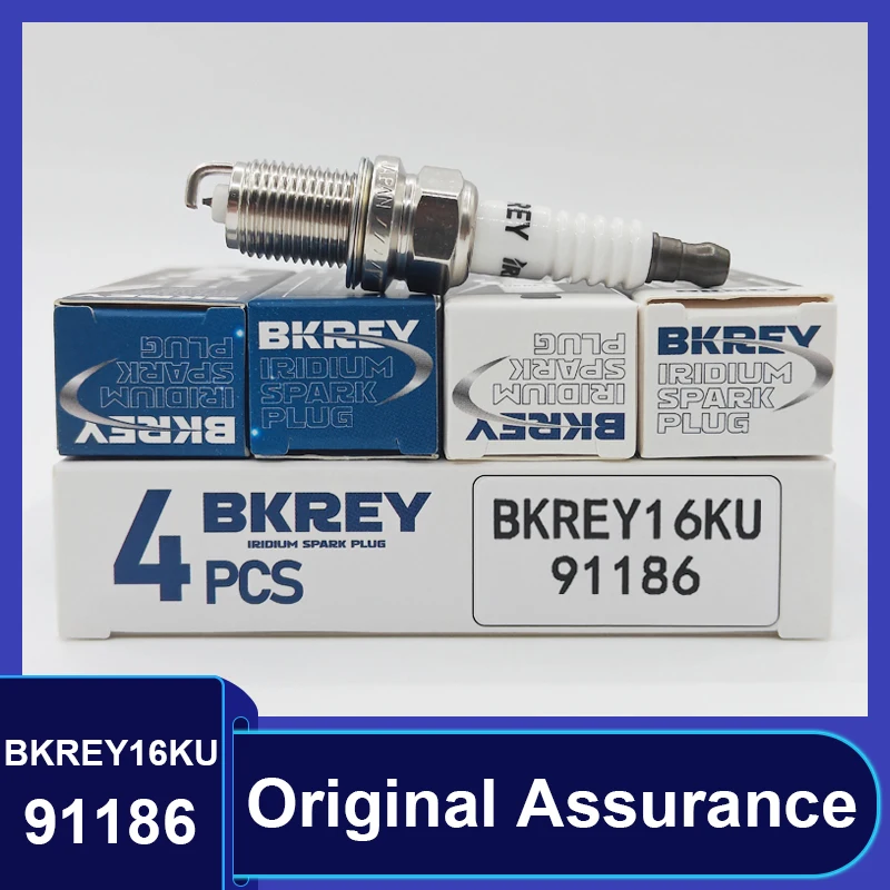 4/20pcs 90919-YZZAE K16-U11 Iridium Spark Plug Candles For Toyota Corolla Avensis Yaris Vitz Echo For BKREY16KU 91186 90919YZZAE