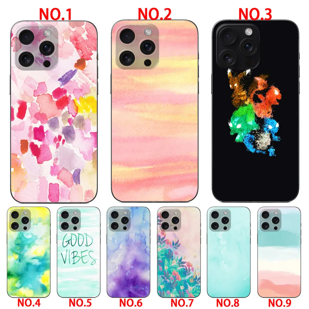 Colorful Water_ drop Water_mushroom_cloud protective phone case  for iPhone XS Max 11 11 Pro 11 Pro Max 12 12 Mini